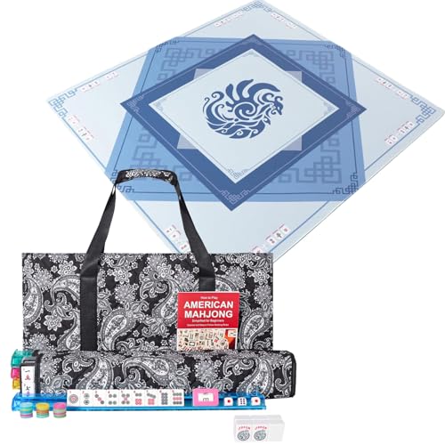 Set de juego American Mahjong con 166 piezas y accesorios