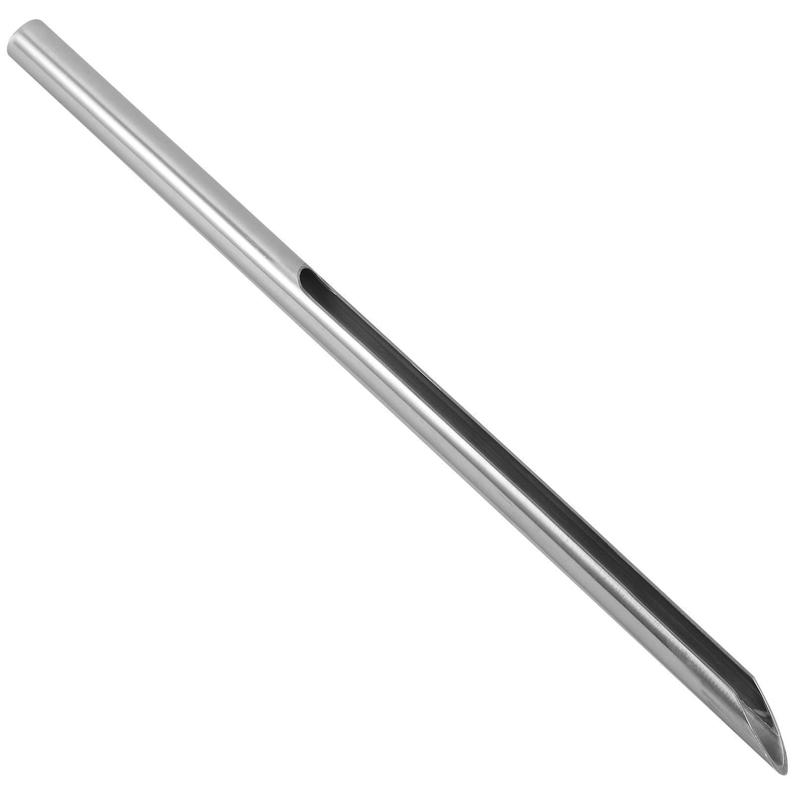 Muestreador de Acero Inoxidable para Polvo Agrícola y Granos, Tubo Muestreador Sólido de 40 Cm de Largo y 19 Mm de Diámetro, Grosor 2.0 Mm, Herramienta de Muestreo para Trigo,