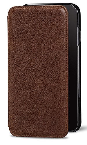 Sena Cases Genuine Leather Wallet Book Iphone 8 Plus / 7 Plus / 6 Plus (Heritage Cognac) #TOP3