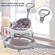 Lauflernwagen Kippsicher Baby Walker Plastik Laufwagen Montessori Lernlaufhilfe Musik Lernlaufwagen 4 In 1 Outdoor Spielzeug Lauflernhilfe Stehen Gehhilfe MäDchen Junge ab 4 Monate Kleinkind Grau