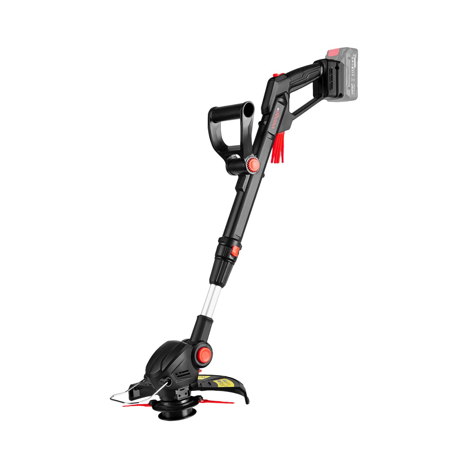 Cortabordes Inalámbrico 20V, Recortadora de Césped con Barra Telescópica, Compatible DM20 con Más de 300 Herramientas, Sin Batería ni Cargador, DTC-201