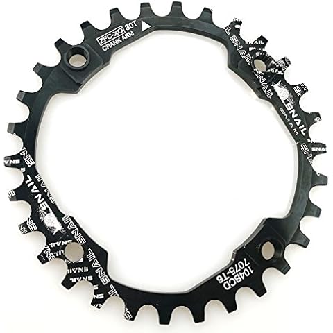 Plato para bicicletas de 30 dientes con diseño de dientes anchos y estrechos de FOMTOR Cover