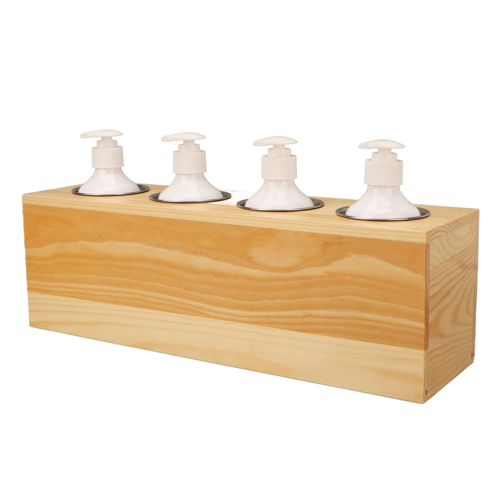 Fockety Calentador de Aceite de Masaje, 4 Botellas de Calentamiento Rápido 9 Configuraciones de Temperatura Calentador de Loción con Temporizador Incorporado para (Enchufe de la UE)