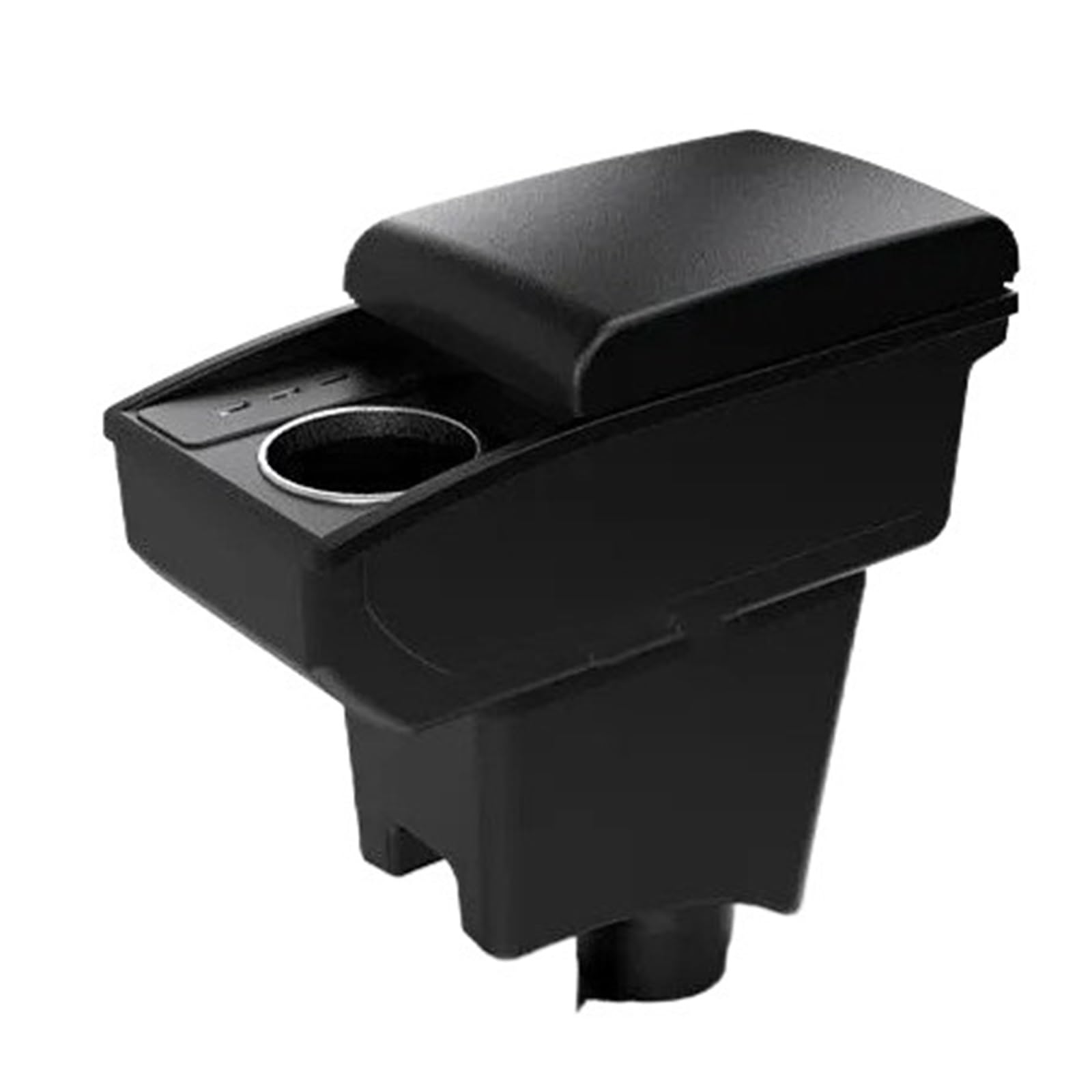 UMDJJU For Nissan For Almera G15 Car Armrest Box Storage Accessories Car Centre Console Armrest Box(B1 black line 3USB)