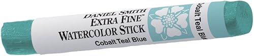 Daniel Smith Pintura de acuarela extrafina, barra de 0.4 fl oz, azul turquesa cobalto, 284670032