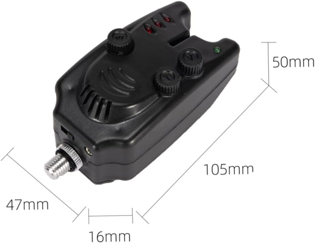 GALPADA Fishing Alarm Water LED Bite Fishing Accessories Ring Alarm Tip Fishing Gear Fishing Rod Alert Fishing