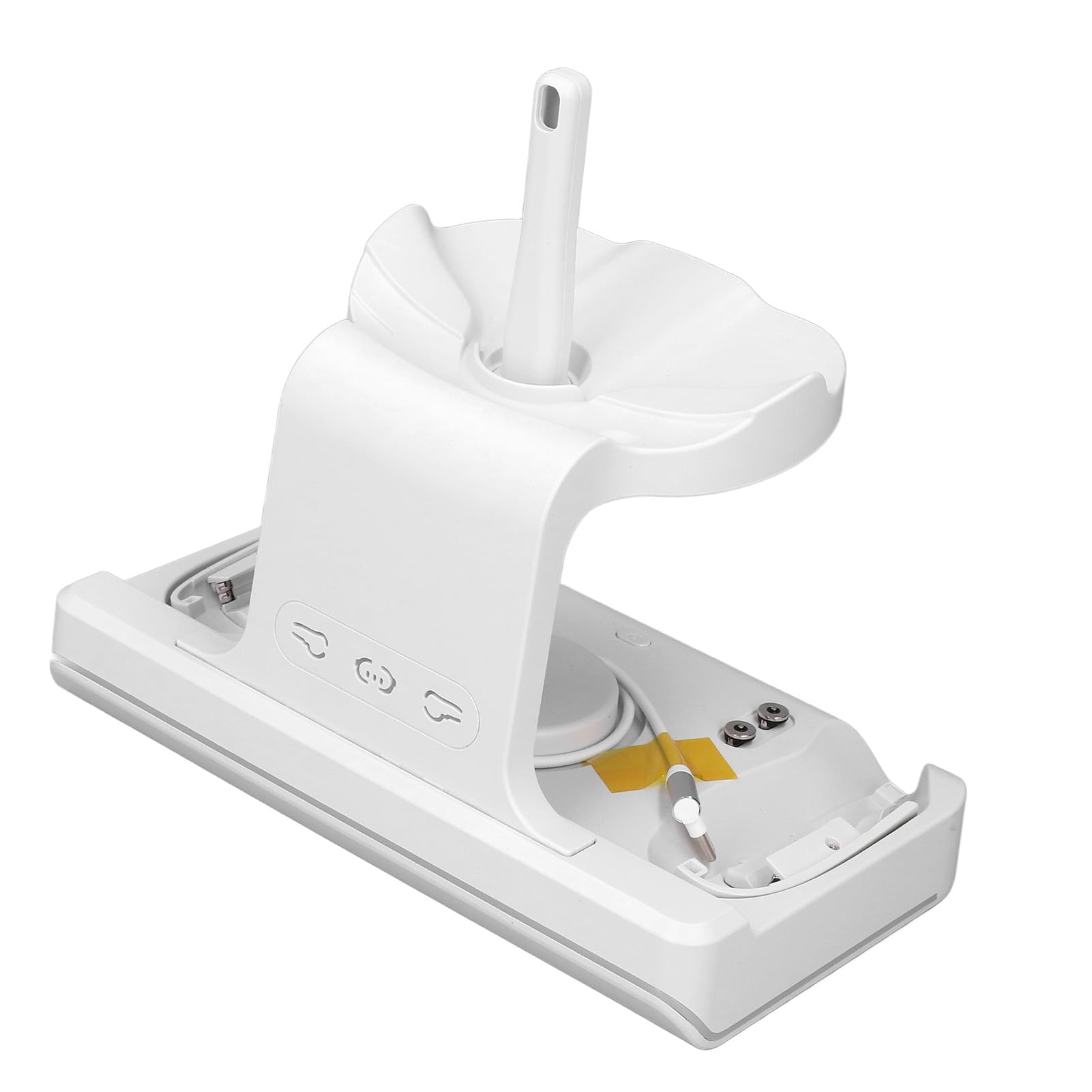 Supporto di Ricarica per Controller VR Luce RGB con 2 Batterie Ricaricabili Comoda Ricarica e Immersione nel Gioco, per Stazione di per Controller per Cuffie VR, Materiale ABS (Bianco)
