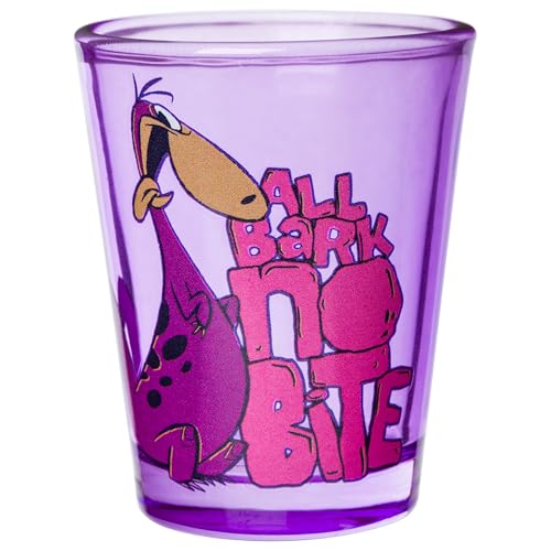 Image of Silver Buffalo The Flintstones 4 Pack Mini Glass Set, 1.5 Ounces