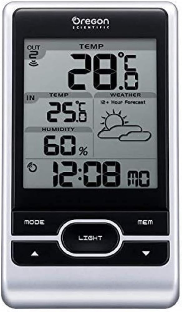 Oregon Scientific BAR206X Wireless Weather Station (Silver)