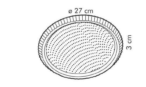 Forever Crystal Tescoma Delicia 28 cm Wavy Edge Pan