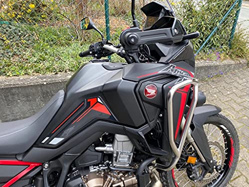 Protections latérales de réservoir Honda Africa Twin CRF 1100 L L-066 noir - Image 5