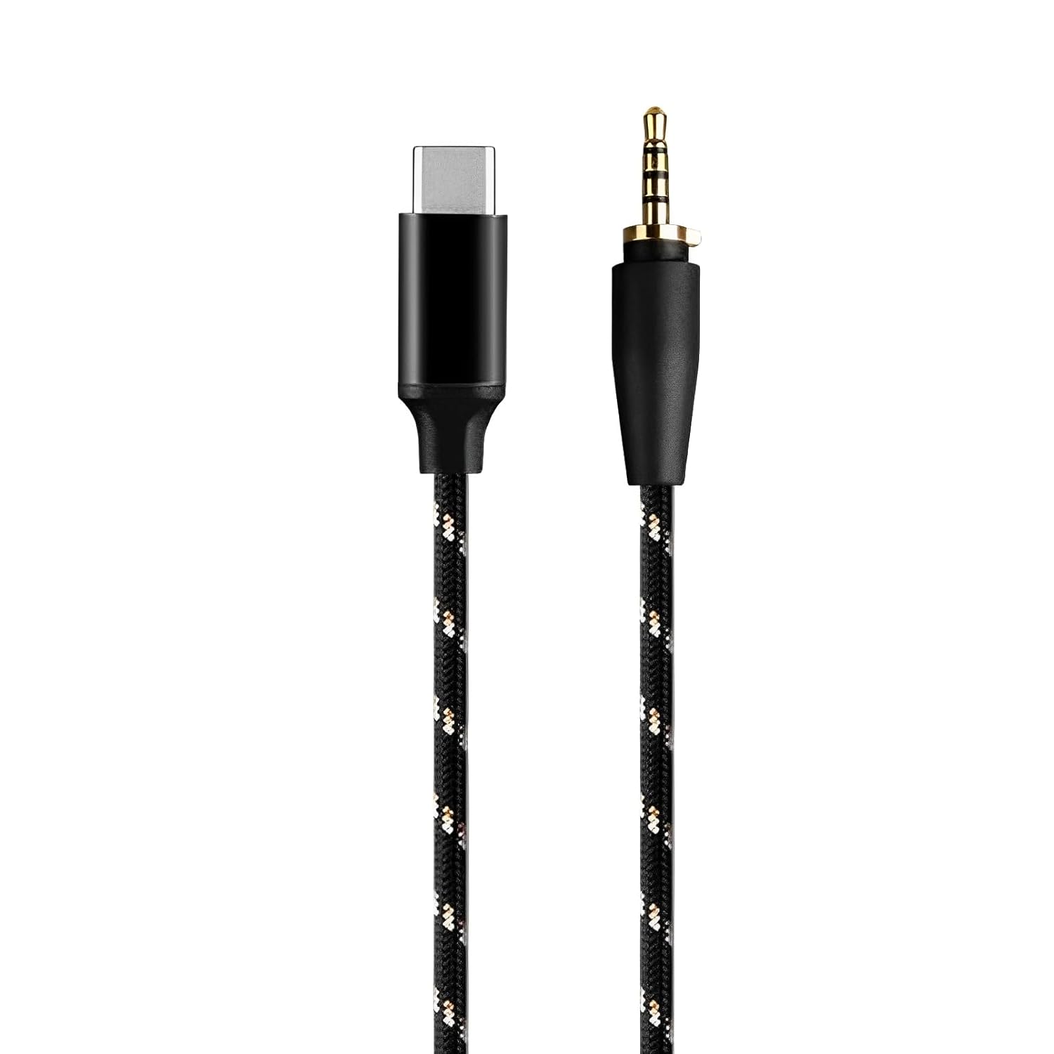 USB Type-C to 2.5mm 6N OCC Nylon Upgrade Cable 4ft Compatible with Senns Urbanite L Urbanite XL Earphones