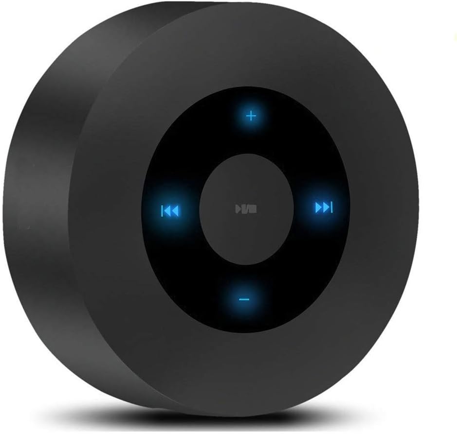 CLAVIER LED Touch Design 4.1 Bluetooth Speaker with HD Sound, Micro SD Support for iPhone/iPad/Tablet/Laptop/Echo Dot, Black