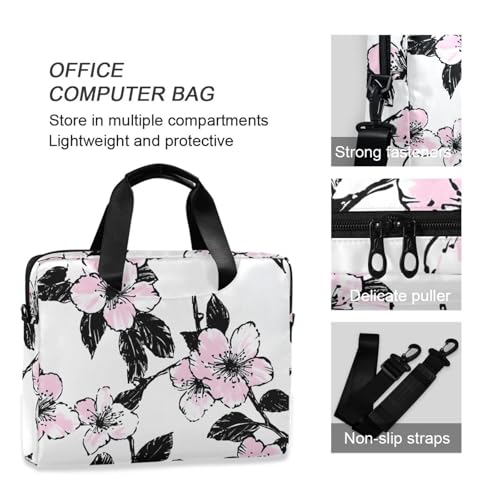 Maletín para Laptop ALAZA con Estampado Floral para 13-15.6 pulgadas miniatura 6