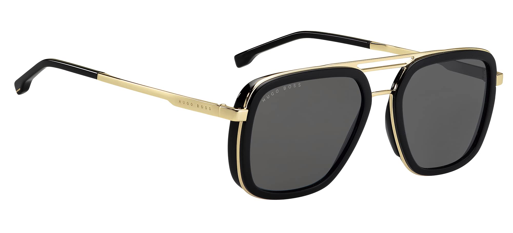 Boss 1235/S BLACK/GREY 55/19/145 Herrenbrillen Sonnenbrillen