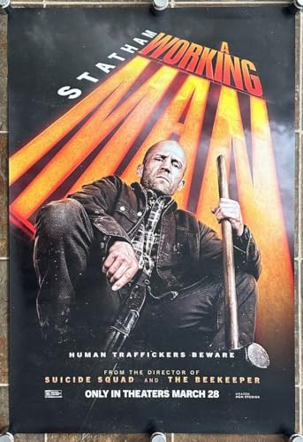 WORKING MAN -2025- Original 27x40 Advance Movie Poster - Jason Statham, Jason Flemyng