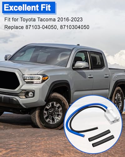 Image of Heater Blower Motor Connector Pigtail Fit for Toyota Tacoma 2016 2017 2018 2019 2020 2021 2022 2023, AC Blower Motor Wire Harness Replace 87103-04050, 6 Inch 12 AWG