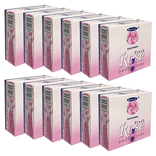 Fresh Rose Incense Cones And Cone Incense Burner Bundle Insence Insense Satya Incense #TOP5