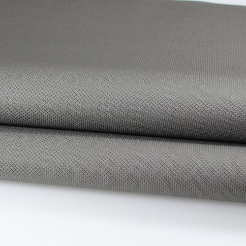 Image of 59 inch x 1 Yard 14ct Counted Cotton Aida Cloth Cross Stitch Fabric (Dark Grey)