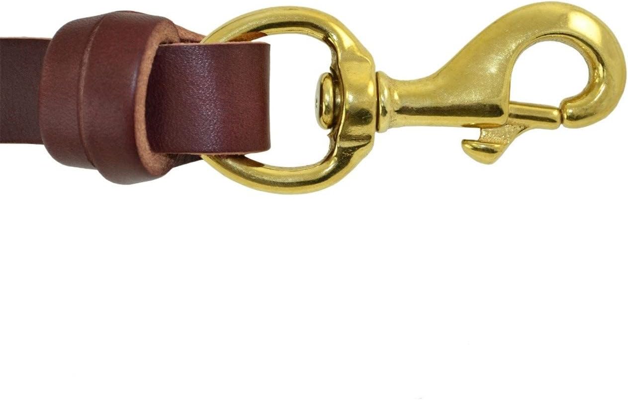 Ray Allen Latigo Leather Classic Braided Agitation Waist Lead (36")