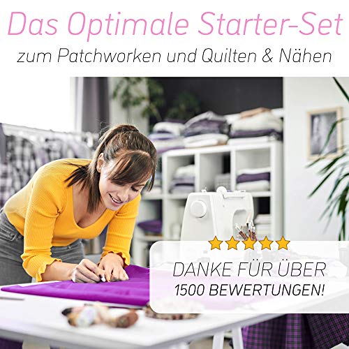 Lange & König A2 rolsnijder set incl. A2 snijmat, rolsnijder, 5 reservemesjes, patchwork-liniaal + 20 stofklemmen als… - Image 8