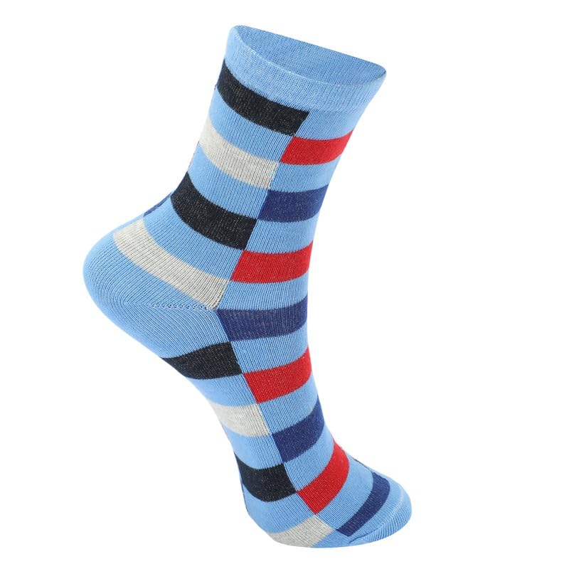 Image of Kids Boys Socks - Printed Cotton Kids Socks | Soft and Comfortable, Sock for Boys | Stylish & Durable Boy Sock for Everyday - Pack of 5 Pairs