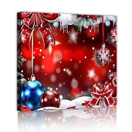 Impression sur toile de Noël haute finition 45cm