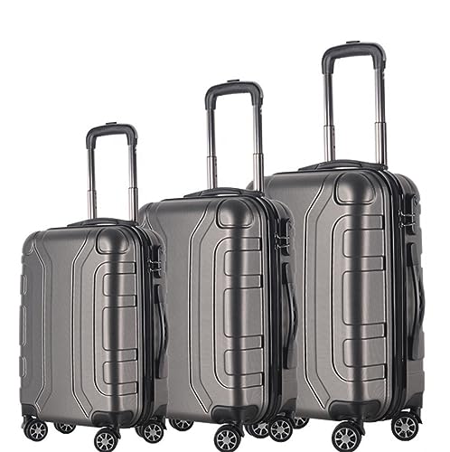 Luggage Carry On Luggage 3pcs Luggage Sets Wear-Resistance 20/24/28inch Lightweight Suitcase Spinner Wheels Suitcase Checked Luggage
