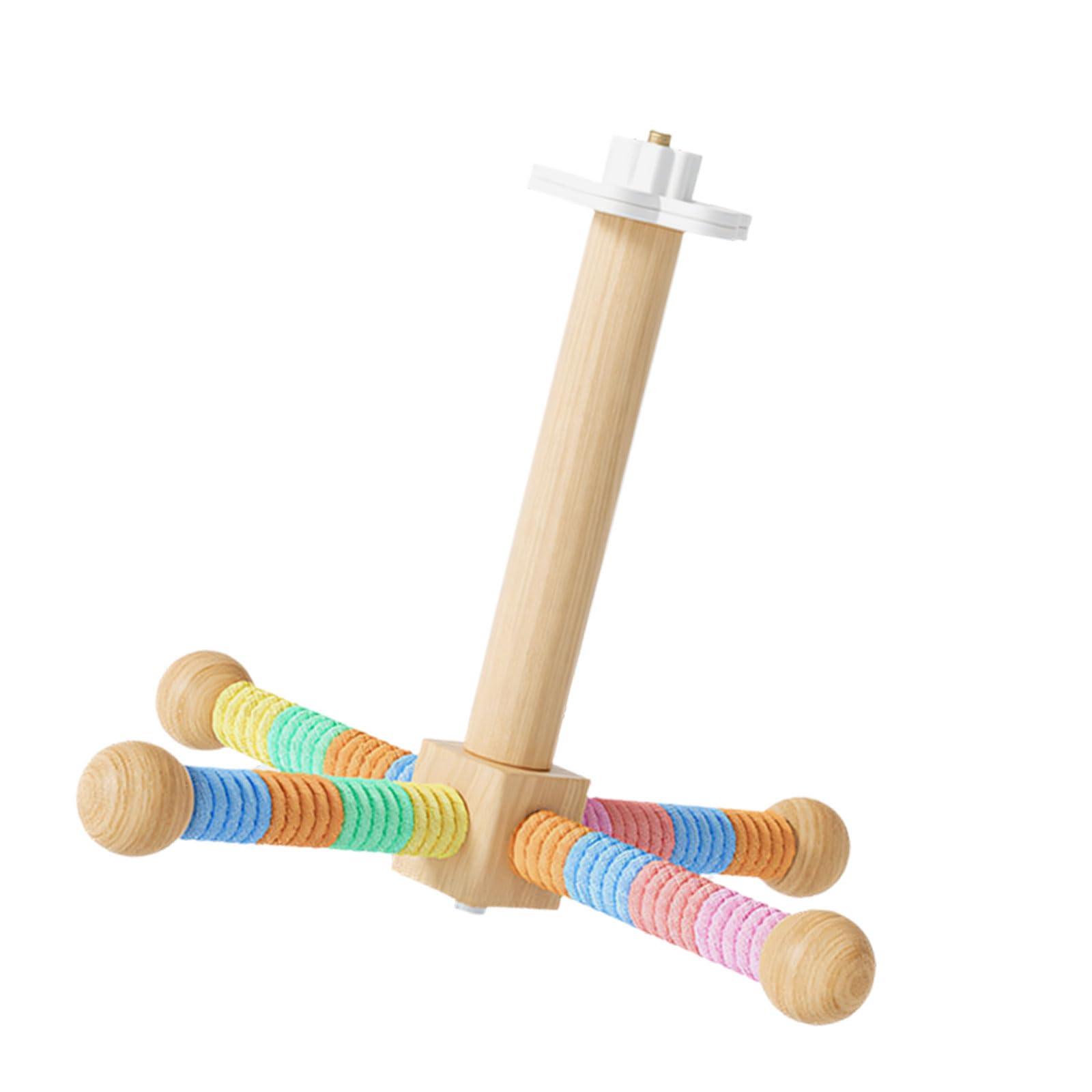 LLUJIAXI Wood Windmill Bird Perch Stand Hanging Bird Stand Cage For Small Parrots Like Lovebirds And Budgies