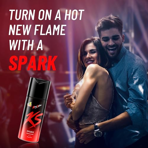 Image of KamaSutra Men Spark Deodorant Spray | Fresh Long-Lasting Aroma | 150ml Each (Pack of 3)