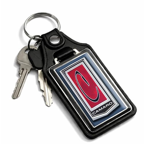 Image of Brotherhood Car Key Chain for Camaro - Classic Models Keychain for Men and Women Gift Key Ring - Ascot Blue - 2nd Gen 71-73