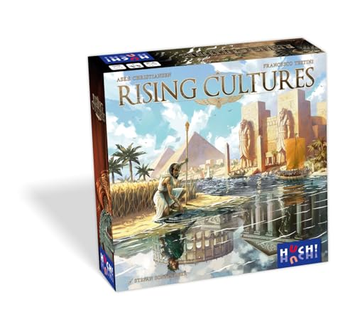 Huch! Rising Cultures, Gioco di strategia per 2 Persone, Gioco di strategia Storico con Gameplay Asimmetrico, accattivanti Carte Multi-Uso, per 2 Giocatori dai 14 Anni in su