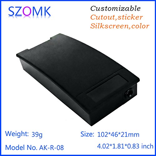 Wiring Connecting Terminals - 2 pcs SZOMKic Card Reader Plastic Box and enclosures Black for DIY Plastic Box 102x46x21mm 4.02"x1.81"x0.83"