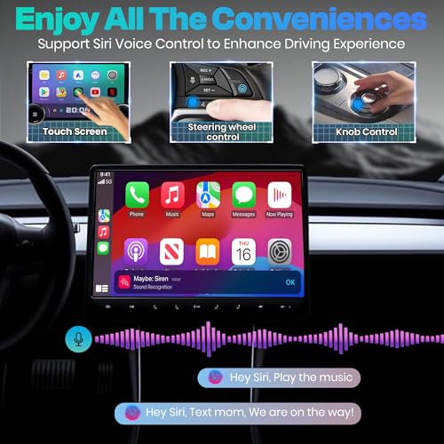 Image of MEGAAUDIO Androx MP08 2-in-1 Wireless CarPlay & Android Auto Adapter | Car Smart AI Box Converts Wired to Wireless | 4K HDMI | Dual Bluetooth | Stream OTT Video Apps on Car Screen