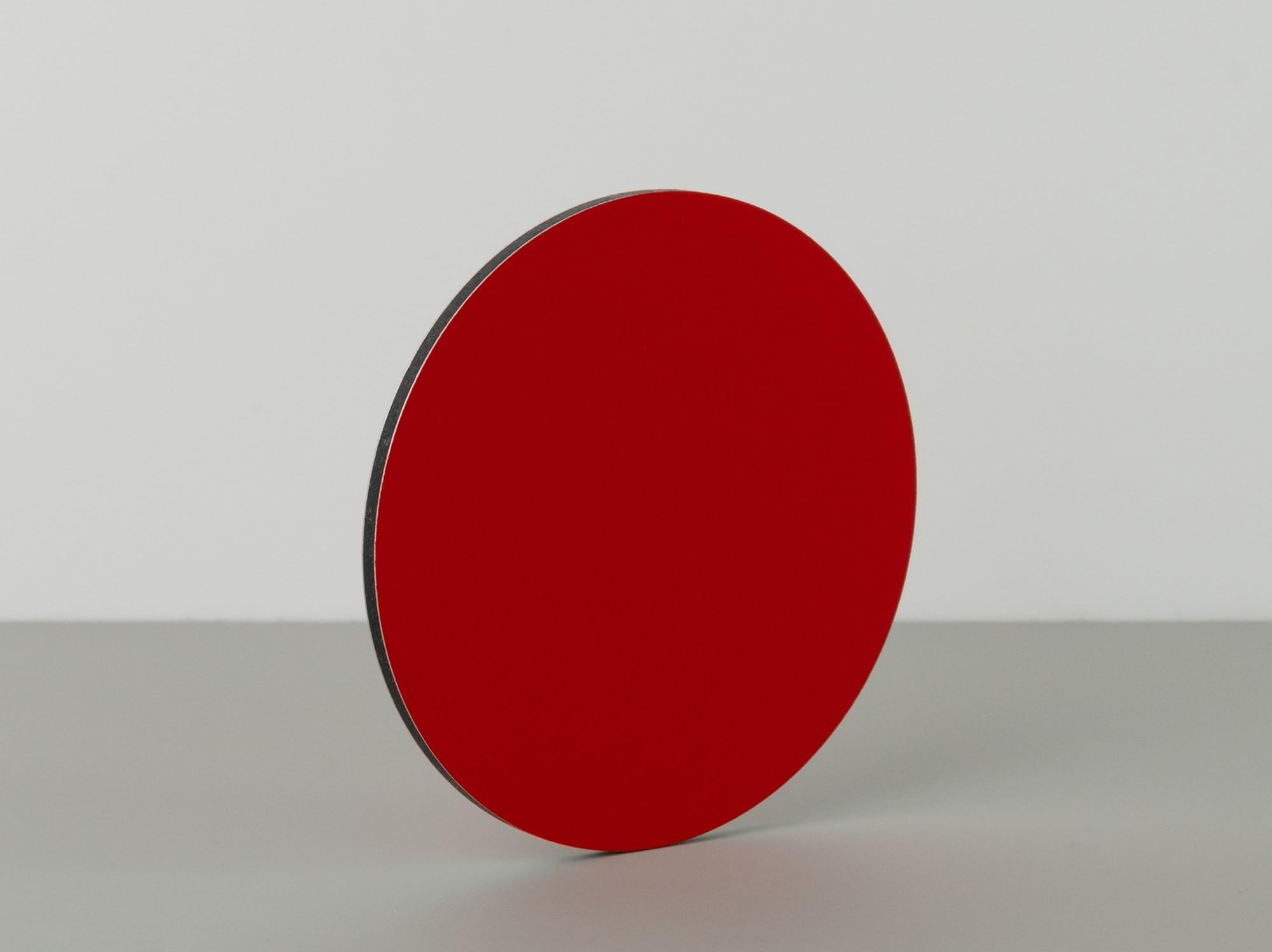 Cerchio in Alluminio Composito 3 MM - 10/20/30/40/50/60/70/80/90/100 (10 CM, Rosso)