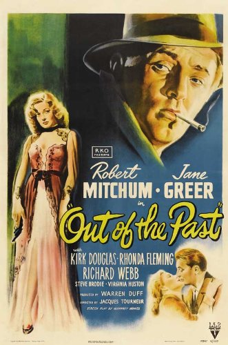 Out of the Past Poster 27x40 Robert Mitchum Kirk Douglas Jane Greer