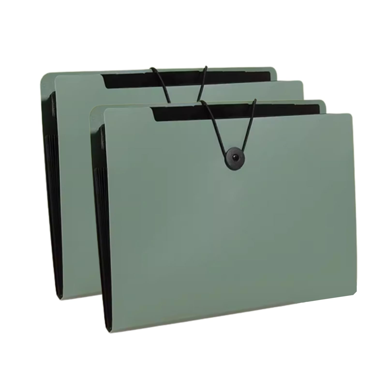 Carpetas, organizador de documentos, almacenamiento protector de archivos, paquete de 2 carpetas de archivos, organizador de papel de documentos en acordeón A4, carpetas expandibles de 8 bolsillos/ver