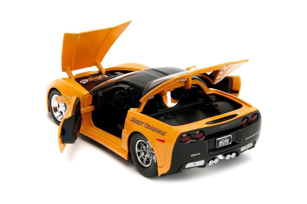 jada 2006 コルベット Z06 Amazon | 2006 シボレー コルベット Z06 イエロー - Jada Toys 34204/4