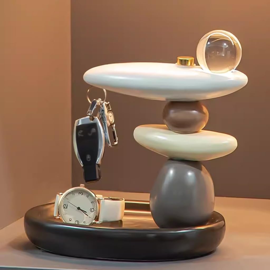 キートレイ コーヒーテーブル装飾 陶器 装飾トレイ ジュエリー