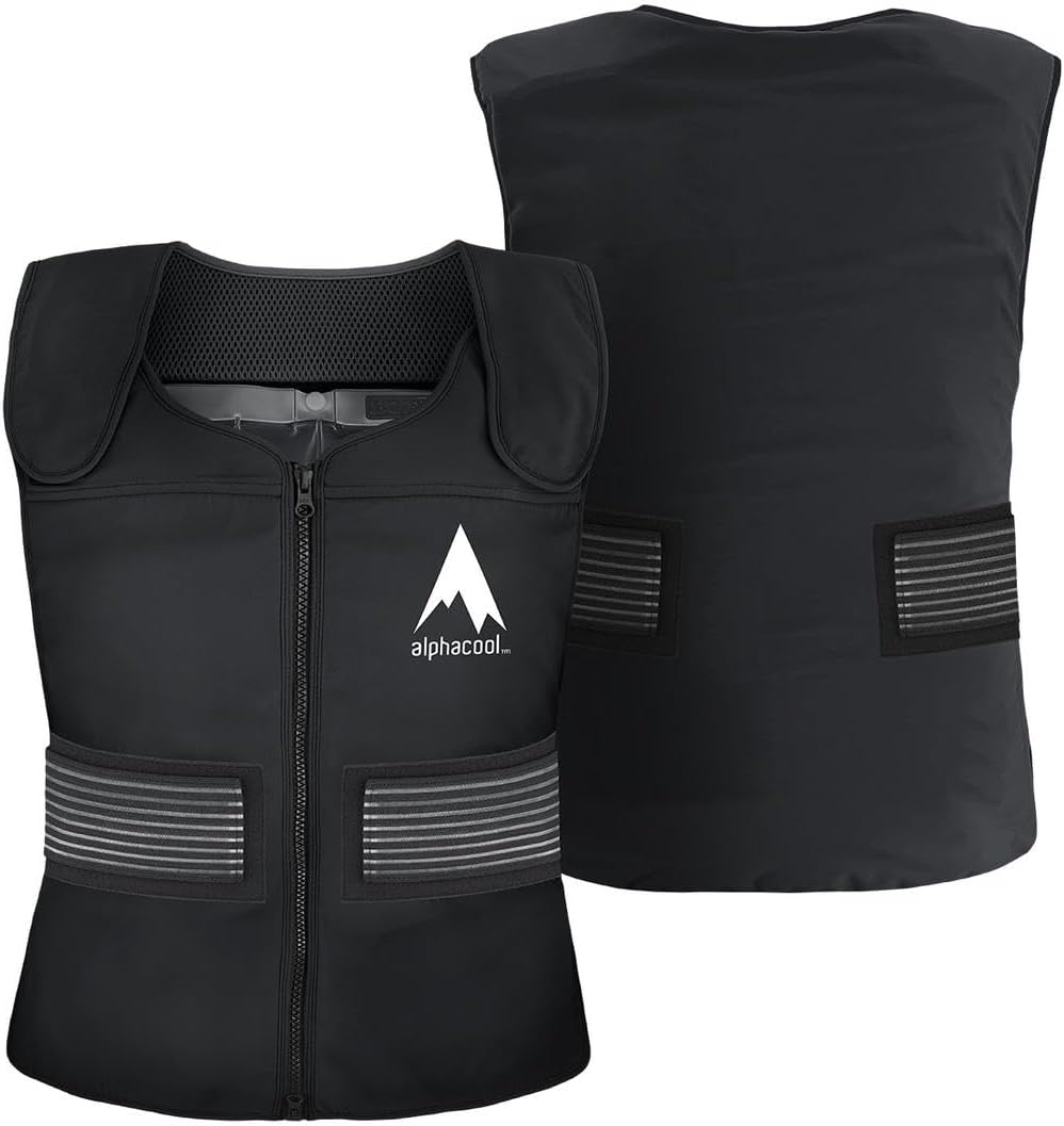 Alphacool Tundra Phase Change Cooling Vest – Summer Sportive Anti-Heat Clothing For Gym, Running, Athletic Activities
