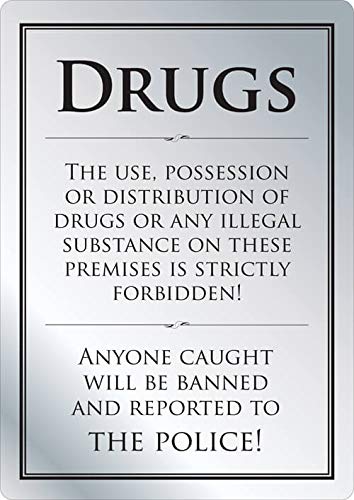 Anti Drugs Sign (A4-297 x 210mm)
