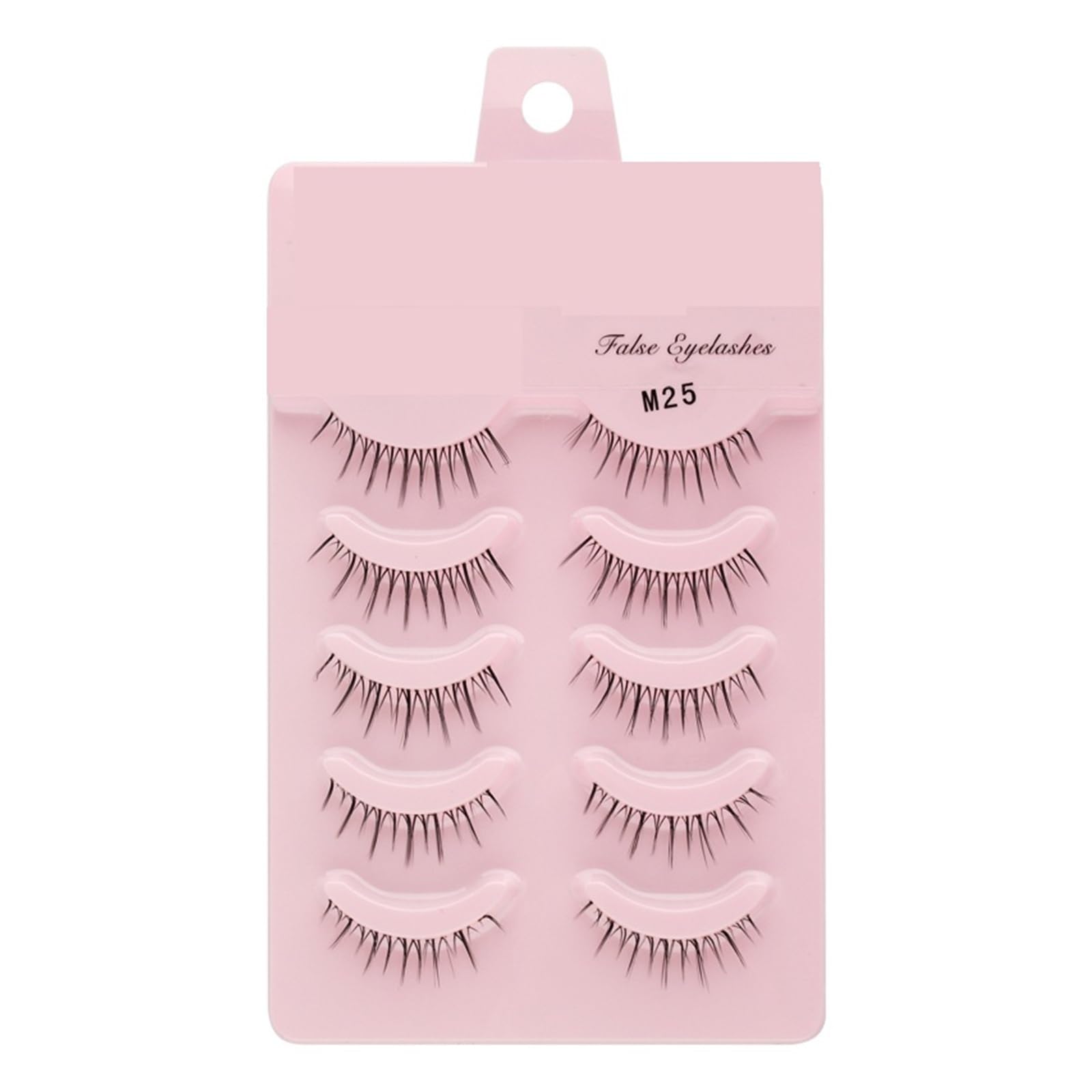 UAMOU 2-50Boxes Manga Lashes False Eyelashes Doll Korean Natural Anime Lashes Spiky Thick Faux Mink Eye Lash Strips