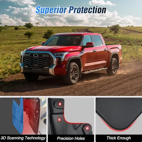 Image of Nilight Mud Flaps Splash Guards for Toyota Tundra 2022 2023 2024 2025 2026
