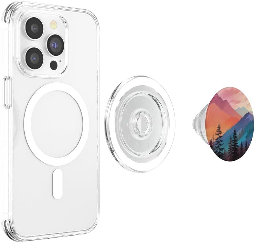 Mountain Sunset PopSockets PopGrip for MagSafe
