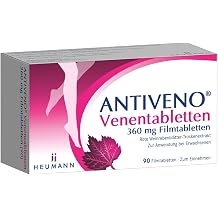 Heumann Antiveno Vein Tablets Supports Vein Weakness Pack of 90