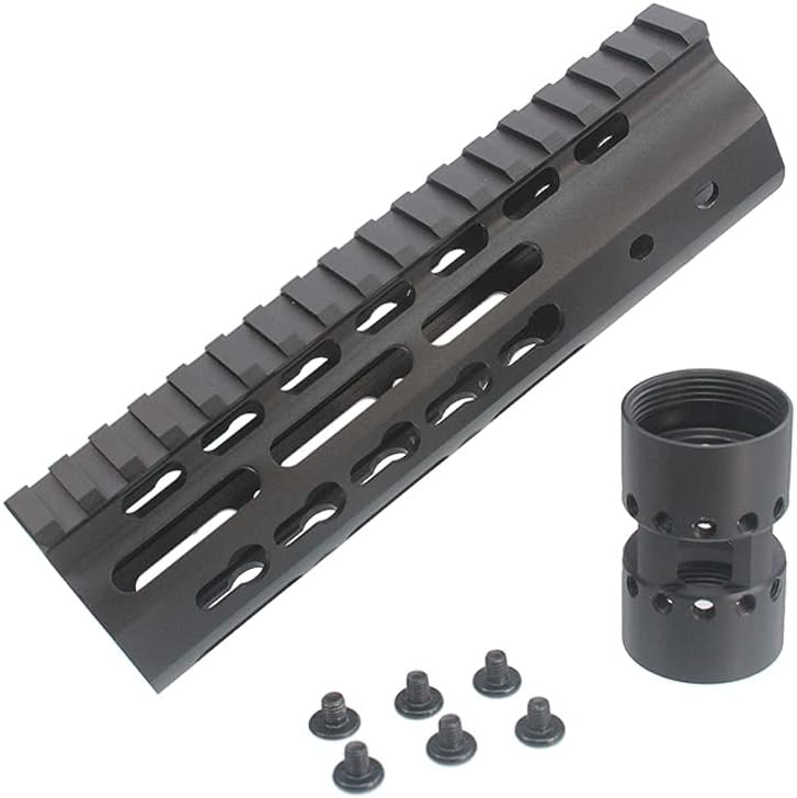 CNC Aluminum 7" Key Mod Rail Handguard for Marui Std M4 Series CQB Airsoft AEG [For Airsoft Only]