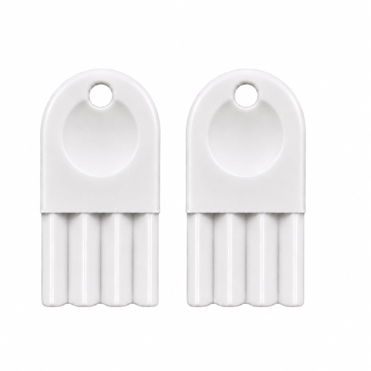 Bulk pack of Waffle Dispenser Keys - Compatiable with Leonardo Versatwin, San Jamar and other toilet paper and towel dispensers. (2)