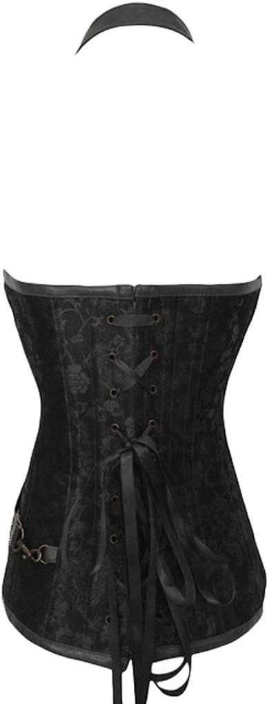 Alivila.Y Fashion Womens Steel Boned Retro Goth Steampunk Corset - Image 3