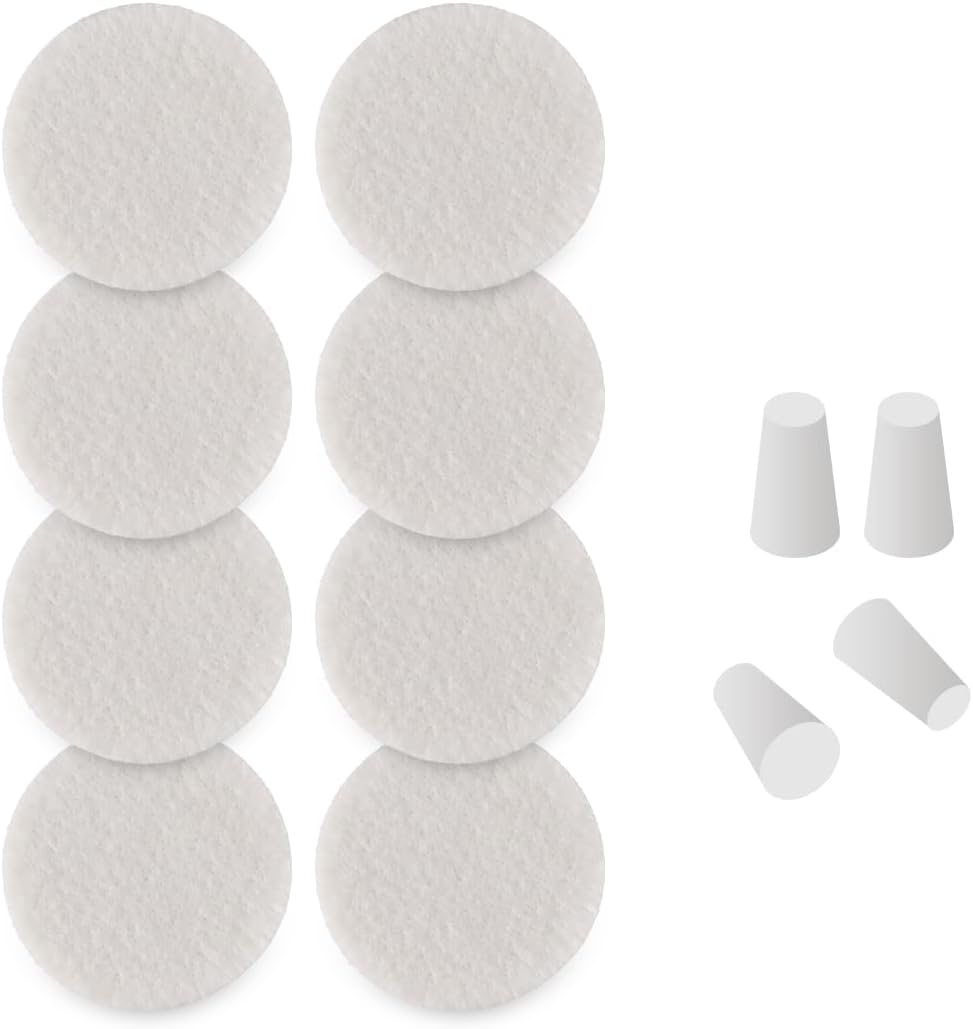 Coffee Filter Compatible for Toddy Cold Brew Coffee Maker Replacement Pack of 8pcs Reusable Coffee Filter Disc Puck and 4pcs Stoppers Plungler