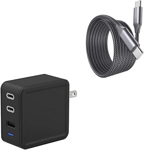 Miniatura 2 de BoxWave Cargador compatible con Chuwi HiPad Air - Paquete de cargador de pared PD (65W), cargador de pared adaptador de CA de suministro de energía